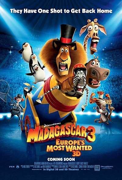 مشاهدة فيلم Madagascar 3 Europe&#8217;s Most Wanted 2012 مترجم