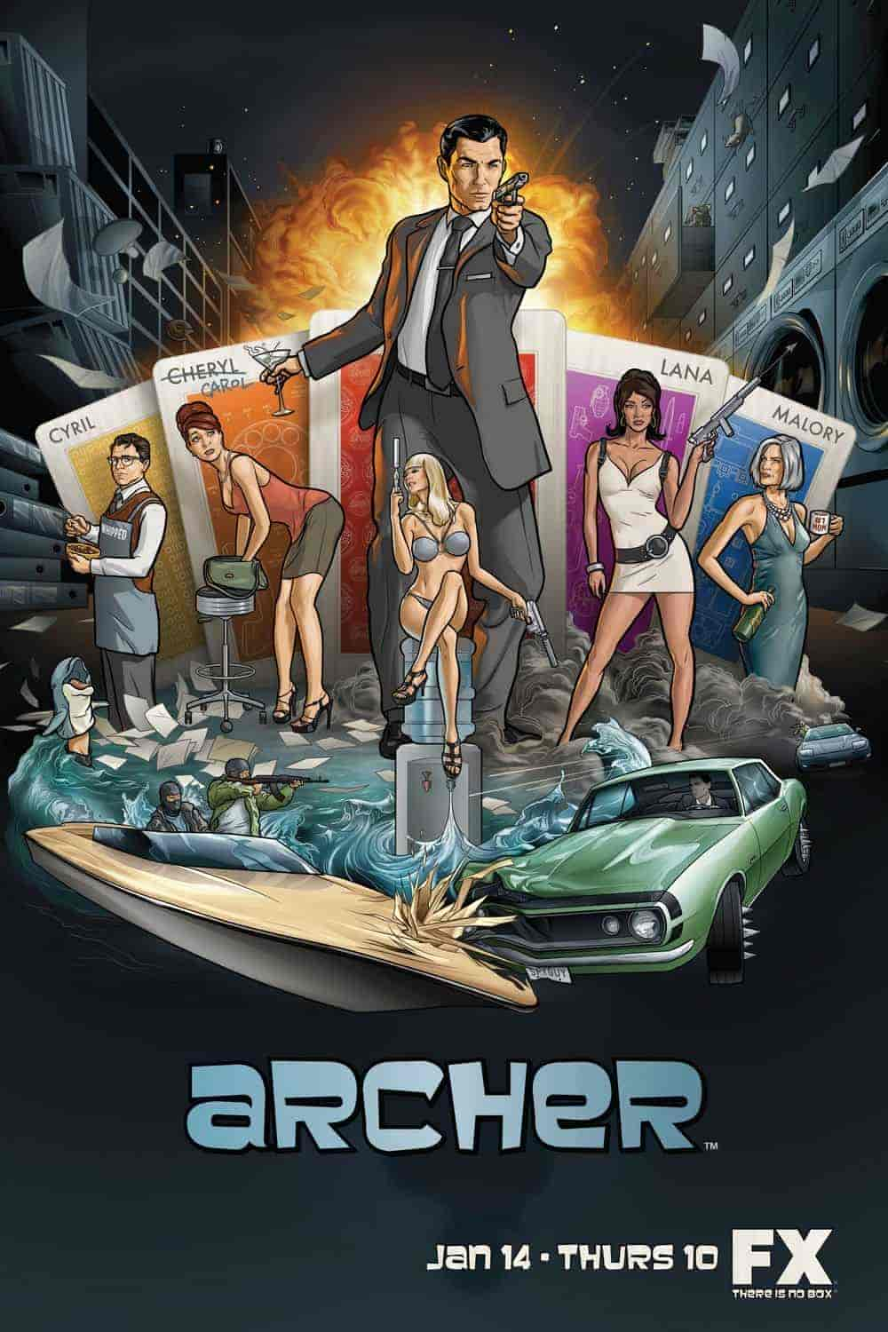 مسلسل Archer الموسم 1 مترجمة